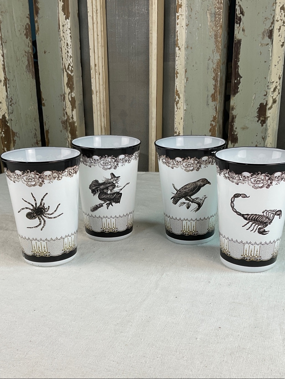Pottery Barn Spooky Soirée Tumbler Set - Development Sample - One Of A Kind!!!!
